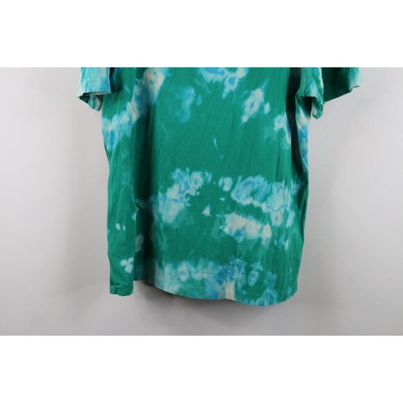 Vintage Y2K Ralph Lauren Mens Medium Acid Wash Short Sleeve T-Shirt Green Cotton - Picture 11 of 11